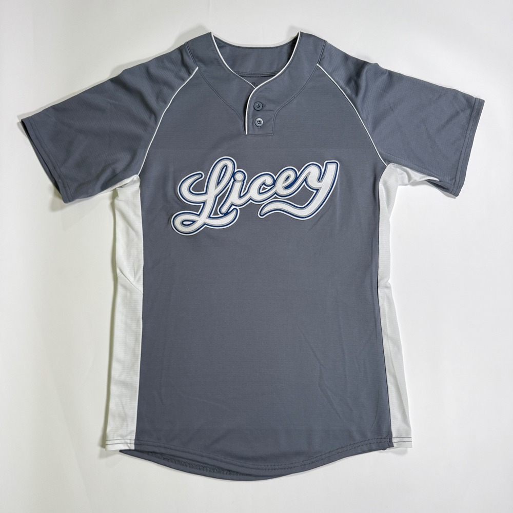 Wilson Tigres del Licey Baseball Jersey unisex Small Gray Dominican League Shirt